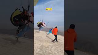 WTF 1 Glider 3 Person 😨 What is This Guys 😳🫡 whatthefun wtf paragliding heyboy awolnation han [upl. by Samled]