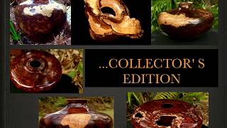 Honduras Rosewood Burl Turnings on Lathe presented by junglepixiebelize [upl. by Fiester]