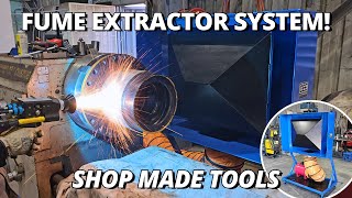 Building a FUME EXTRACTION System for Metal Arc Spraying  Shop Made Tools [upl. by Llerahc157]