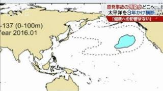 【原発】福島汚染水の太平洋横断をCGで再現（110624） [upl. by Deegan]