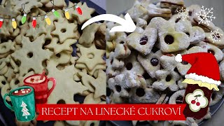 RECEPT NA LINECKÉ CUKROVÍ  Snadný a rychlý recept pouze ze 4 ingrediencí recept vánoce [upl. by Northington]