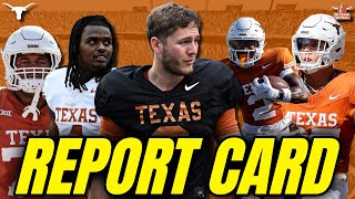 Post Spring Offense Report Card  Texas Longhorns Football  Quinn Ewers  Arch Manning  Ryan Wingo [upl. by Stoeber178]