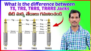 What is the difference between TS TRS TRRS TRRRS Audio Jacks [upl. by Olifoet]