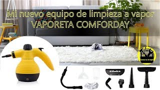 Equipo de limpieza a vapor Vaporeta Comforday [upl. by Afatsom626]