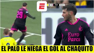 EL PALO LE DICE QUE NO A SANTIAGO GIMÉNEZ ERA SU SEGUNDO GOL DEL PARTIDO  Eredivisie [upl. by Enirbas279]