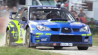 Subaru Impreza S12 WRC  Launch Control AntiLag Sound amp Action at Rally Legend [upl. by Bianca]