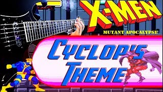 XMen Mutant Apocalypse  quotCyclops Themequot LOUD HEAVY METAL Cover  SNES Ediern ♚ [upl. by Draw]