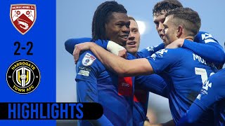 Morecambe vs Harrogate Town highlights [upl. by Foy]