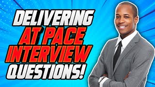 Civil Service DELIVERING AT PACE Behaviour Competency INTERVIEW QUESTIONS amp ANSWERS [upl. by Lydie29]