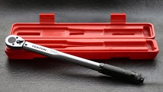 Tekton 38quot Torque Wrench Unboxing and Review [upl. by Hcurob]