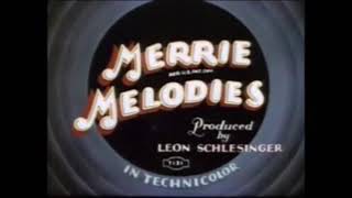 Merrie Melodies  Original TitlesOpenings 1936 [upl. by Notsrik]