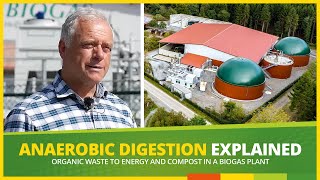 How does a biogas plant work Anaerobic Digestion explained [upl. by Sven]