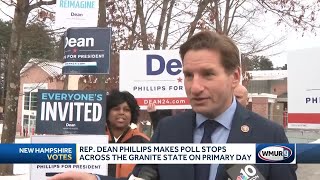 Phillips makes stops across Granite State on primary day [upl. by Oliy393]