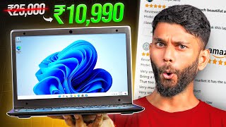 We Bought The Cheapest Windows 11 Laptop From Amazon [upl. by Ahsiekar]