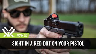 How to Sight In a Red Dot on your Pistol [upl. by Apple468]