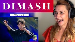 Vocal CoachOpera Singer REACTION amp ANALYSIS Dimash Kudaibergen quotOpera 2quot [upl. by Kalbli461]