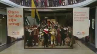 Amsterdam  Rembrandt Flashmob  The Night Watch  HD [upl. by Wrdna]