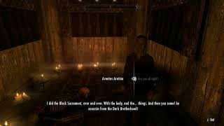 Hidden Dialog In Aretino quest in Skyrim [upl. by Chancelor]