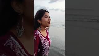 Live singing in Versova beach  public place  Shalini Dubey  Mujhe Teri mohabbat  Lata ji [upl. by Rhodes878]