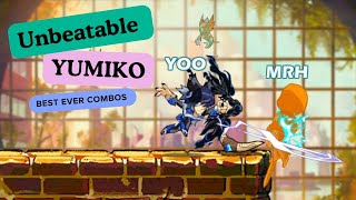 Best Ever Inari YUMIKO UNBEATABLE COMBOS  Brawlhalla Best Combo  Best Weapon In Brawlhalla Montage [upl. by Eloisa711]