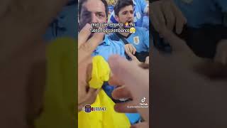 Pruebas que comenzaron las peleas fueron los uruguayos en el partido con Colombia vs como siempre [upl. by Blondie]