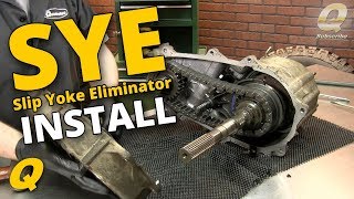 How to Install a Slip Yoke Eliminator and Driveshaft for a Jeep Wrangler TJ [upl. by Akram]