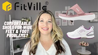 Fitville Shoe Review  Good for Wide Feet amp Foot Problems  Are These Shoes Comfortable [upl. by Oconnor248]