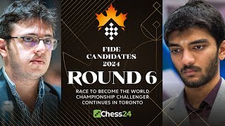 FIDE Candidates 2024 Rd 6  Leaders Gukesh amp Ian Faceoff Hikaru amp Fabiano Will There Be Fireworks [upl. by Eisen]