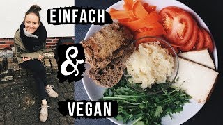 FOOD DIARY 19 » Super einfaches Essen vegan [upl. by Kimble164]