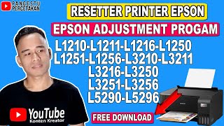 RESETTER EPSON L1210L1211L1216L1250L1251L1256L3210L3211L3216L3250L3251L3256L5290L5296 [upl. by Dupin289]