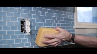 How to Install a Tile Backsplash [upl. by Aonehc866]