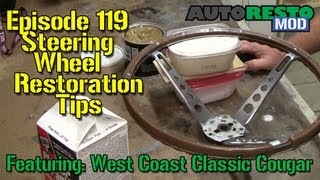 Steering Wheel Restoration Tips Episode 119 Autorestomod [upl. by Aerdno]