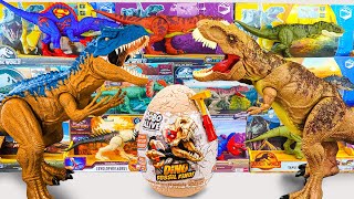 Jurassic World Unboxing Review Asmr Mamenchisaurus Trex Carnotaurus Lego Spinosaurus Dino Valley [upl. by Kora]