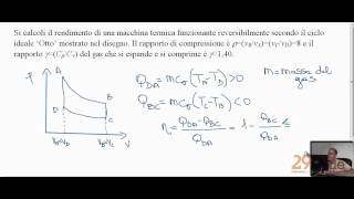 Esercizi  II principio termodinamica es1  Corso di Termodinamica  29elode [upl. by Lladnek]