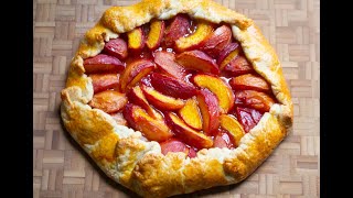 Rustic Nectarine Galette [upl. by Elleirad]