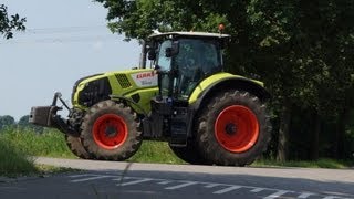 Trekkerweb testdrive Claas Axion 810 [upl. by Hailat361]