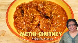 Methi Chutney Recipe  How to make Methi Chutney  Spicy Methi Chutney  Rajasthani Mirchi Vada [upl. by Postman]