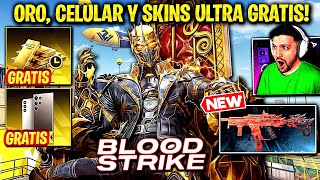 ORO CELULAR y SKINS ULTRAS GRATIS en BLOODSTRIKE solo POR JUGAR  NUEVA ACTUALIZACION [upl. by Toomay782]