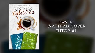 Tutorial Photoshop CC  Portada para Wattpad [upl. by Ellebyam]