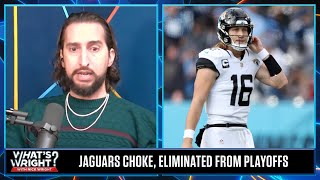 Trevor Lawrence couldn’t get the job done Jags miss playoffs  What’s Wright [upl. by Orgell]