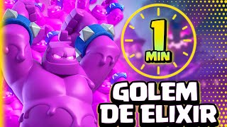 GOLEM DE ELIXIR EN 1 MINUTO [upl. by Cerf]