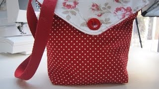 Reversible messenger bag tutorial by Debbie Shore [upl. by Kier]