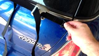 HLO Yakima King Joe 2 Bike Rack on 2005 MINI Cooper S Unboxing And Installation [upl. by Marcos]