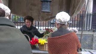 Matthew Macfadyen Behind the scenes of Ripper Street 22 May 2013  512 Dublin Ireland [upl. by Dygal]