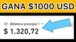 🤑GANA 1000 DÓLARES SEMANALES Método explicado en 5 MINUTOS [upl. by Tavi]