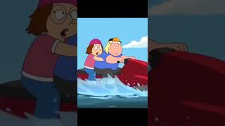 Family Guy Chris and Meg having fun on a Jet ski animation cartoon familyguy [upl. by Nigel]