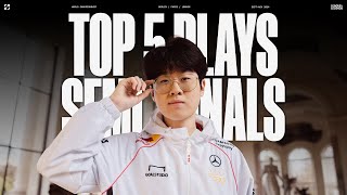 Top 5 Plays from the Semifinals  Worlds 2024 [upl. by Tia]