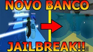 JOGANDO NO NOVO BANCO DO JAILBREAK TESTE VI O TREM [upl. by Ivzt]