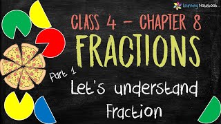 Class 4 Maths Chapter Fraction Introduction [upl. by Aihtnic551]