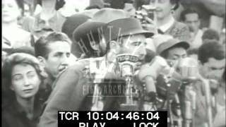 Fidel Castro makes speech Film 91112 [upl. by Layman]